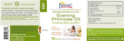 Photo of the Esmond Natural Evening Primrose Oil 1000 mg label