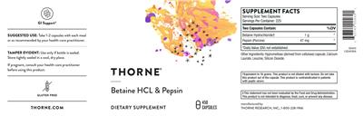 Betaine HCL & Pepsin