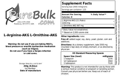 L-Arginine-AKG L-Ornithine-AKG