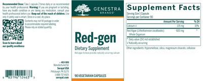 Photo of the Genestra Brands Red-gen label