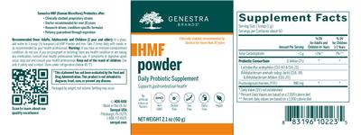 Label of HMF Powder