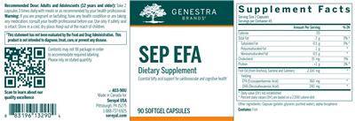 Photo of the Genestra Brands SEP EFA label