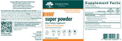 Label of HMF Super Powder
