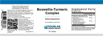 Photo of the Douglas Laboratories Boswellia-Turmeric Complex label