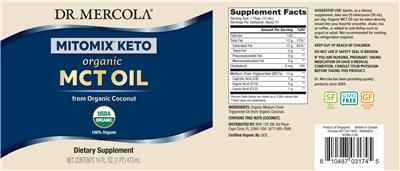 Mitomix Keto Organic MCT Oil
