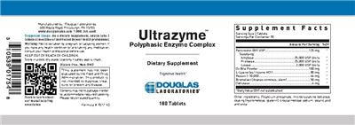 Photo of the Douglas Laboratories Ultrazyme label
