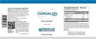 Photo of the Douglas Laboratories Corvalene Ribose label
