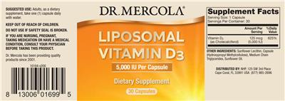 Liposomal Vitamin D3 5,000 IU