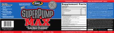 SuperPump Max Fruit Punch Blast