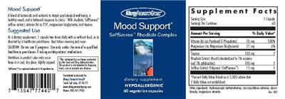 Photo of the Allergy Research Group Mood Support label