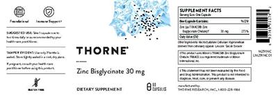 Zinc Bisglycinate 30 mg
