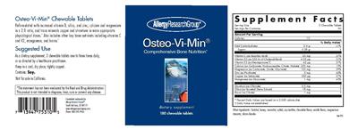 Photo of the Allergy Research Group Osteo-Vi-Min label