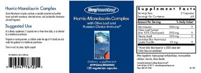Label of Humic-Monolaurin Complex
