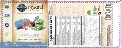 Photo of the Garden of Life MyKind Organics Men's Multi label