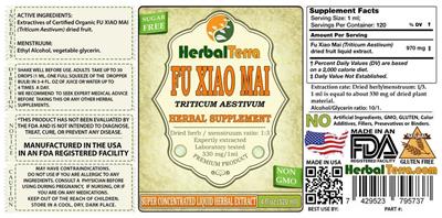 Photo of the Herbal Terra Fu Xiao Mai label