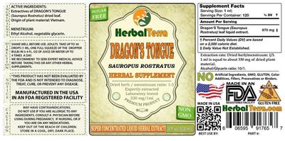 Photo of the Herbal Terra Dragon's Tongue label