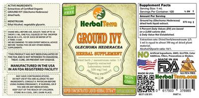 Photo of the Herbal Terra Ground Ivy label