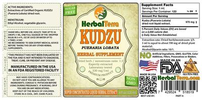 Photo of the Herbal Terra Kudzu label