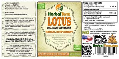 Photo of the Herbal Terra Lotus label
