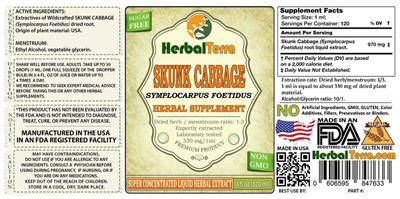 Skunk Cabbage Sugar Free