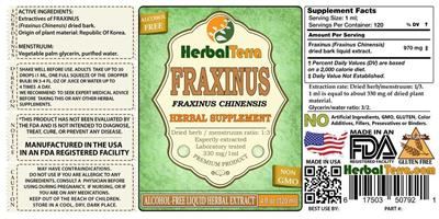 Fraxinus Alcohol Free - Herbal Terra | Suppleroo