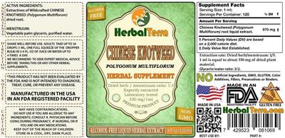 Photo of the Herbal Terra Chinese Knotweed Alcohol Free label