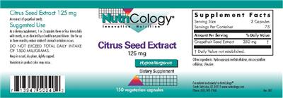 Citrus Seed Extract 125 mg