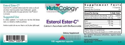 Photo of the NutriCology Esterol Ester-C label