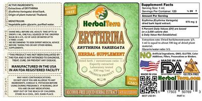 Erythrina Alcohol Free