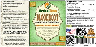 Bloodroot Alcohol Free