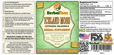 Iceland Moss Alcohol Free
