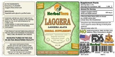 Photo of the Herbal Terra Laggera Alcohol Free label
