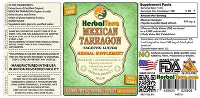 Mexican Tarragon Alcohol Free