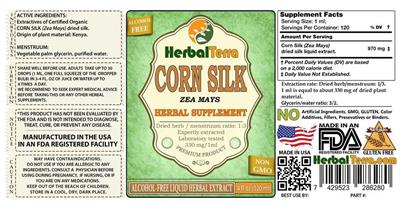 Corn Silk Alcohol Free