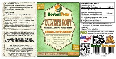 Culver's Root Alcohol Free