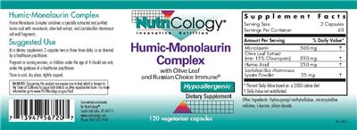 Label of Humic-Monolaurin Complex