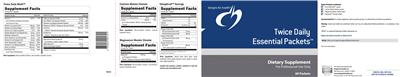 Designs for Health Magnesium Malate Chelate supplement facts label