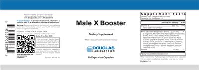 Photo of the Douglas Laboratories Male X Booster label
