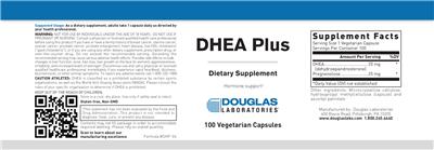 Photo of the Douglas Laboratories DHEA Plus label