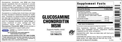 Glucosamine Chondroitin MSM