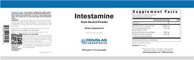 Photo of the Douglas Laboratories Intestamine label