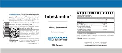 Photo of the Douglas Laboratories Intestamine label
