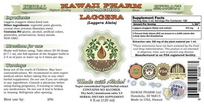 Photo of the Hawaii Pharm Laggera Non-Alcohol label