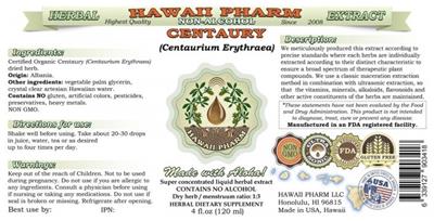 Centaury Non-Alcohol