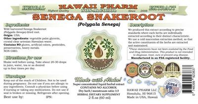 Senega Snakeroot Non-Alcohol