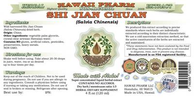 Photo of the Hawaii Pharm Shi Jian Chuan Non-Alcohol label