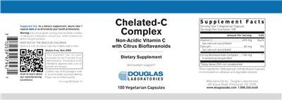 Photo of the Douglas Laboratories Chelated-C Complex label