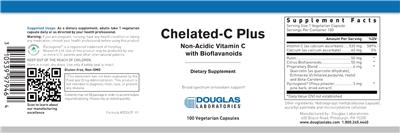 Photo of the Douglas Laboratories Chelated-C Plus label