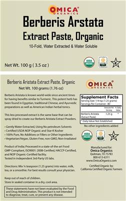Berberis Arstata Extract Paste, Organic