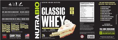 Classic Whey Banana Cream Pie